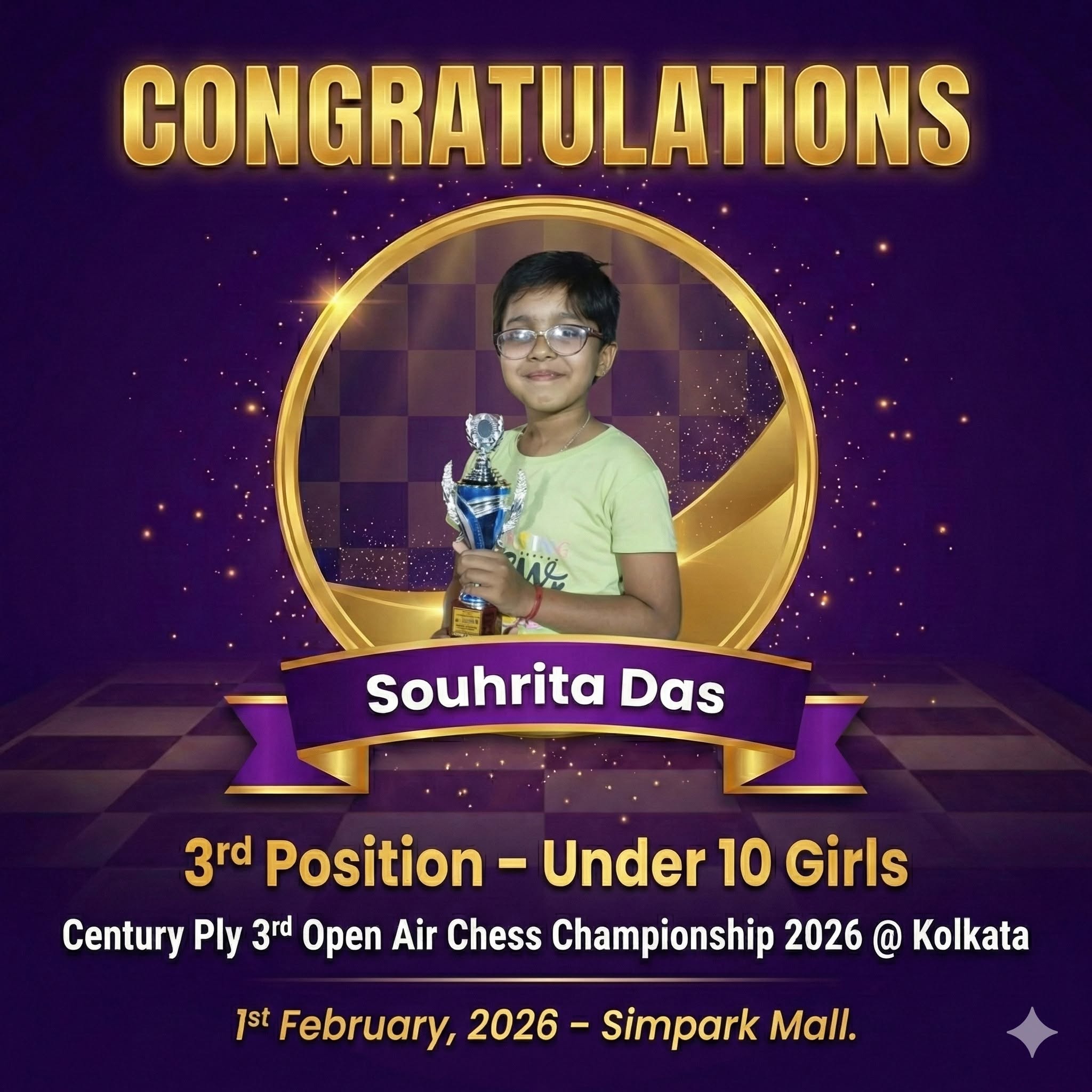 Souhrita Das achievement